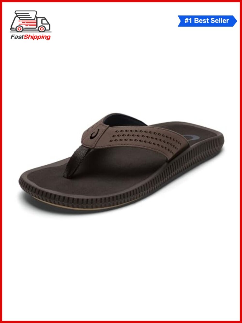 Water Resistant Beach Sandals Lightweight Flip Flops Sneaker Like Build